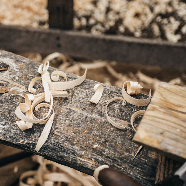 wood shavings